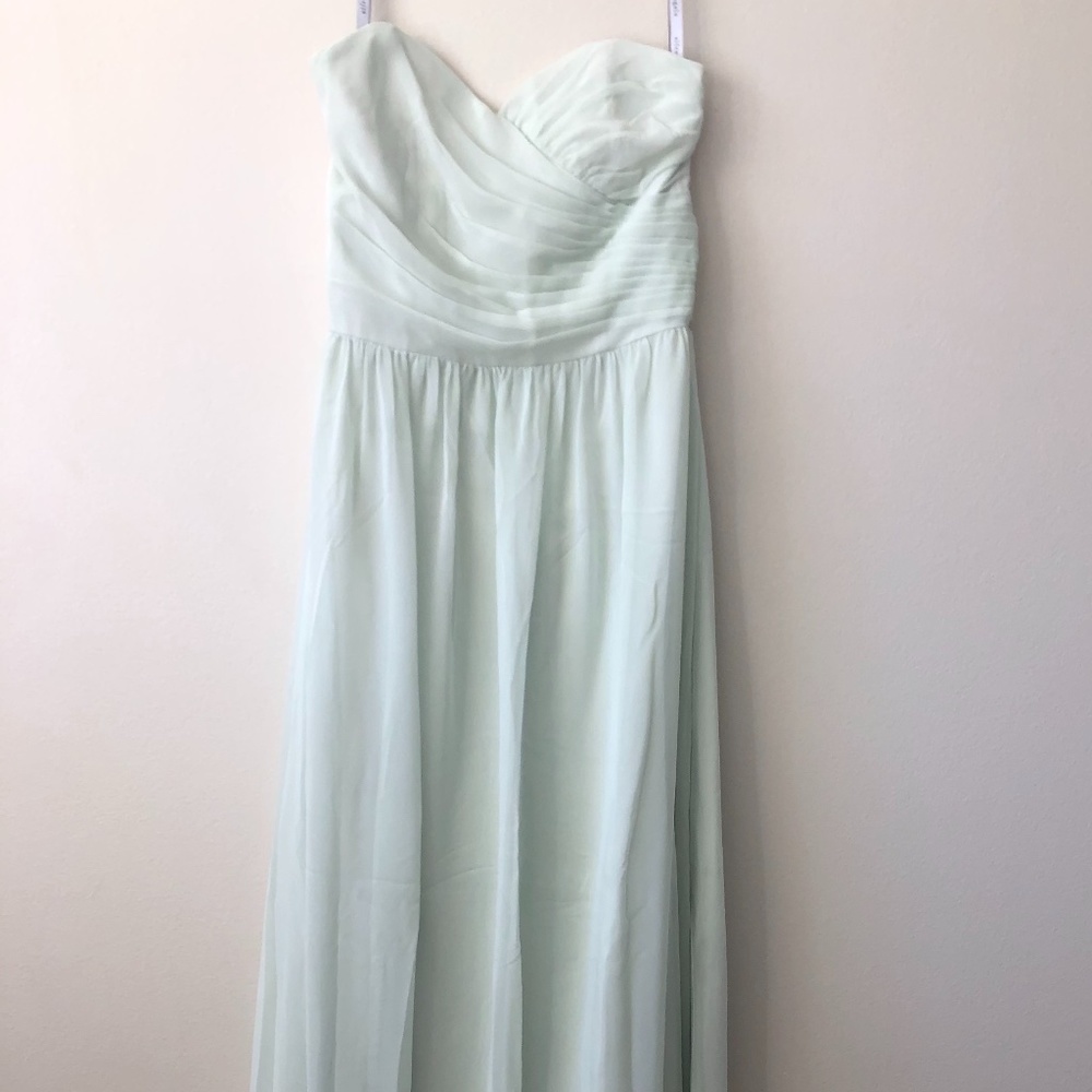 Alfred Angelo Mint Green Maxi Bridesmaid Women's Dress
